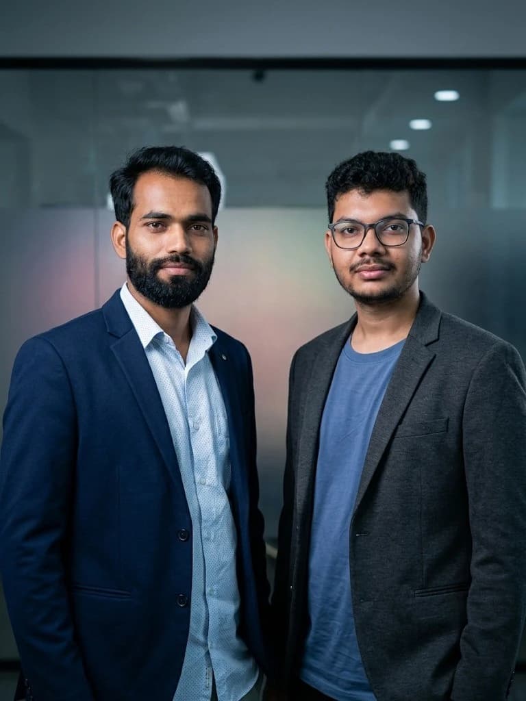 Raktim Ranjit and Debabrata Das, Nodedr co-founders